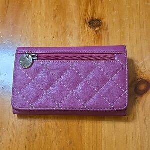 Relic Quilted Magenta Wallet